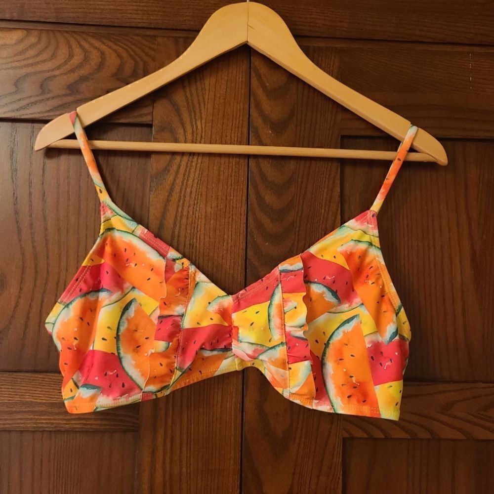 Juicy Couture Watermelon Swim Top Size Large